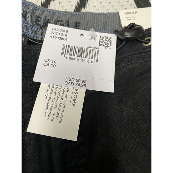 American Eagle Shortie Size 10 Black - Picture 4 of 5